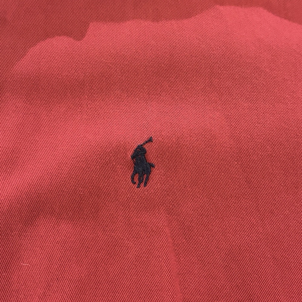 Ralph Lauren Men's XL Blaire Button Down Long Sleeve Red 100% Cotton - Picture 5 of 7